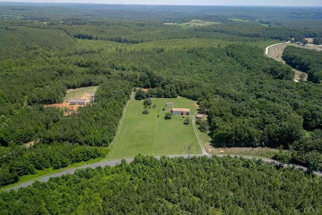 7026 Midway Rd, Phenix, VA 23959 - overview of rural landscape featuring a forest