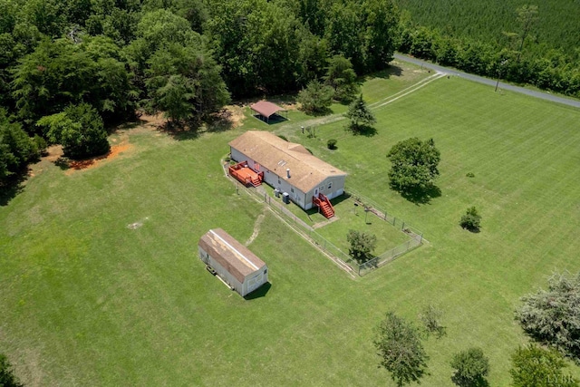 7026 Midway Rd, Phenix, VA 23959 - overview of rural landscape featuring a heavily wooded area