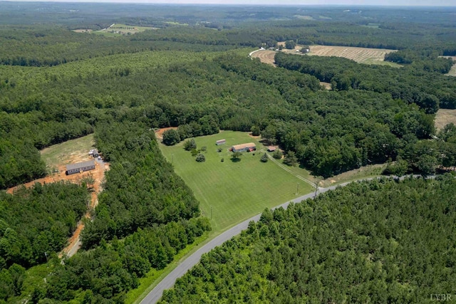 7026 Midway Rd, Phenix, VA 23959 - aerial view of property's location with a forest and rural landscape