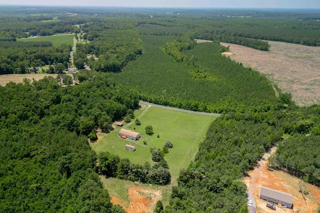 7026 Midway Rd, Phenix, VA 23959 - overview of rural landscape featuring a heavily wooded area