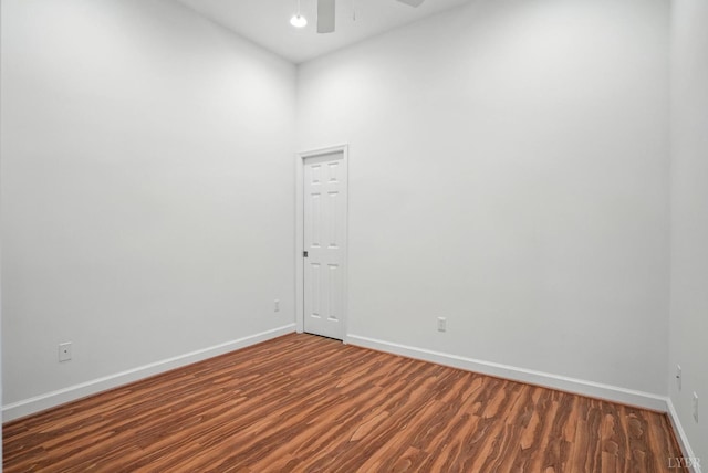 1433 Piney Mountain Rd, Appomattox, VA 24522 - spare room with wood finished floors and ceiling fan