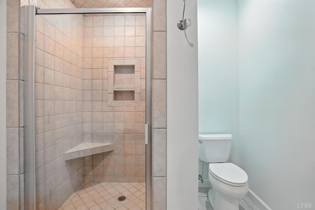1433 Piney Mountain Rd, Appomattox, VA 24522 - full bath featuring a stall shower and toilet