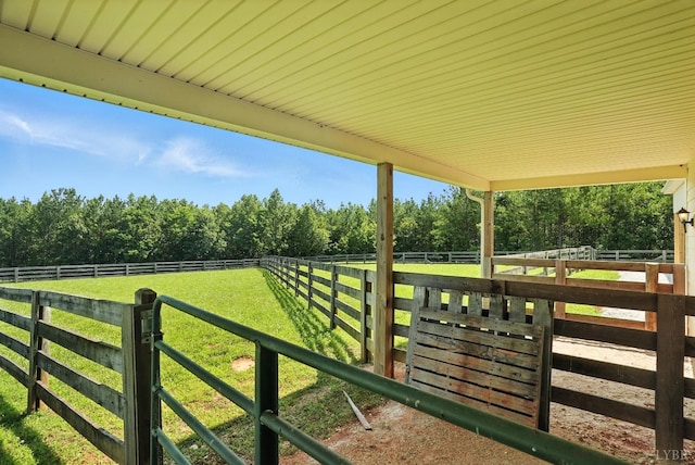 1433 Piney Mountain Rd, Appomattox, VA 24522 - horse barn with a view of countryside
