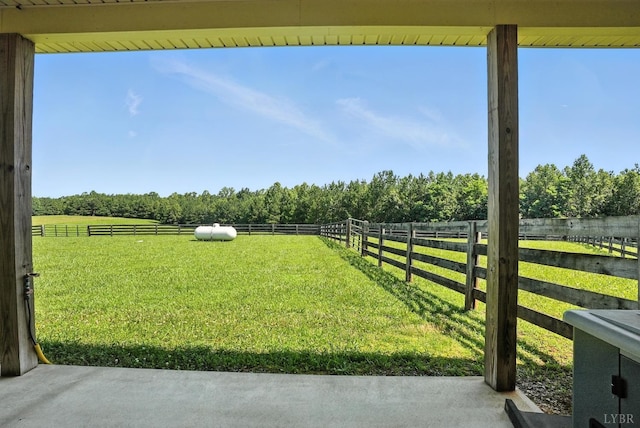 1433 Piney Mountain Rd, Appomattox, VA 24522 - view of yard featuring a view of countryside