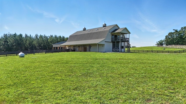 1433 Piney Mountain Rd, Appomattox, VA 24522 - rear view of property featuring a balcony