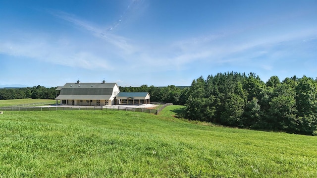 1433 Piney Mountain Rd, Appomattox, VA 24522 - view of grassy yard featuring a rural view