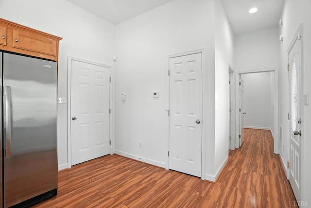 1433 Piney Mountain Rd, Appomattox, VA 24522 - corridor featuring wood finished floors and recessed lighting