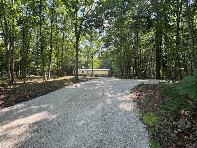 3687 Old Grist Mill Rd, Appomattox, VA 24522 - view of dirt / gravel road featuring a forest view