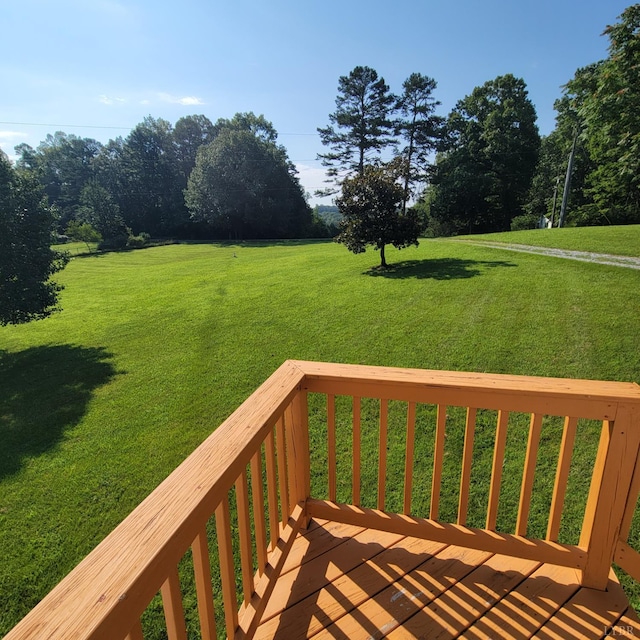 509 Meadowbrook Ln, Rustburg, VA 24588 - deck featuring a yard
