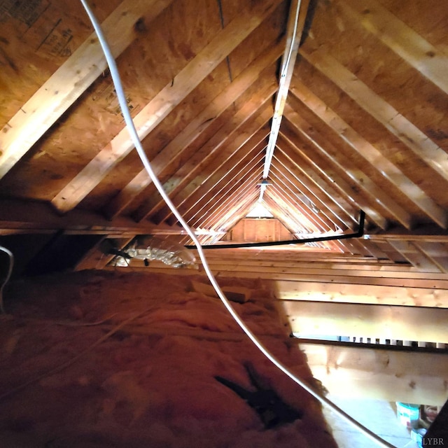 509 Meadowbrook Ln, Rustburg, VA 24588 - view of unfinished attic