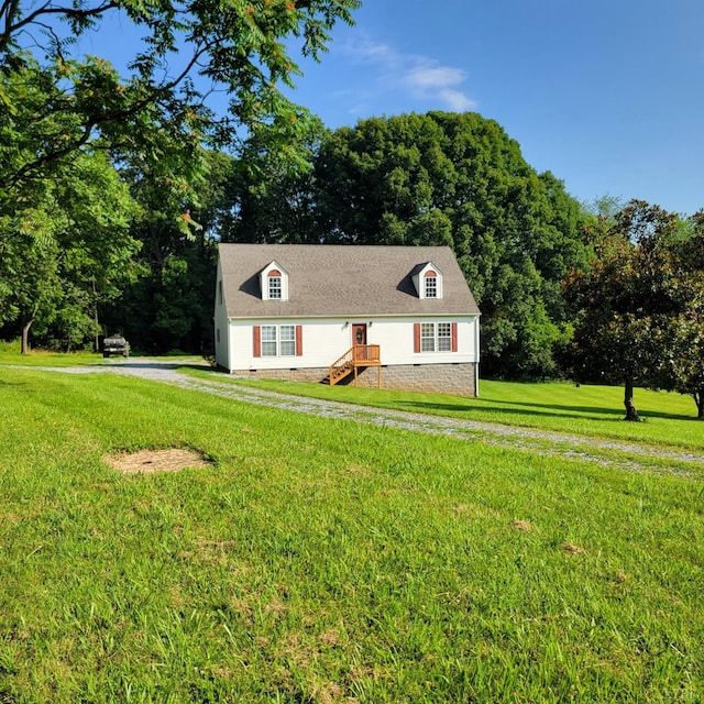 509 Meadowbrook Ln, Rustburg, VA 24588 - cape cod home with crawl space and a front yard