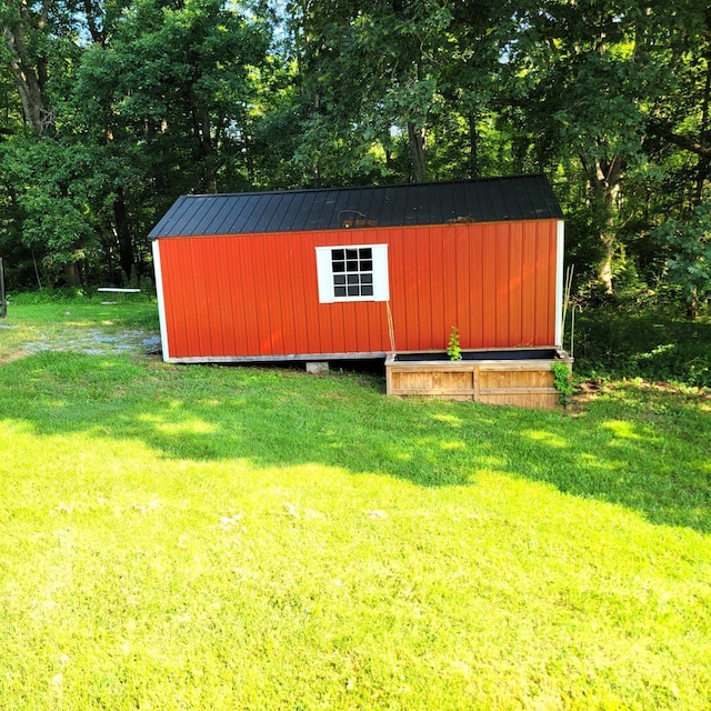 509 Meadowbrook Ln, Rustburg, VA 24588 - view of shed with view of scattered trees