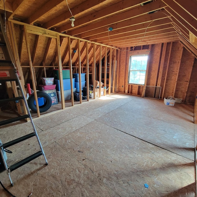 509 Meadowbrook Ln, Rustburg, VA 24588 - view of unfinished attic