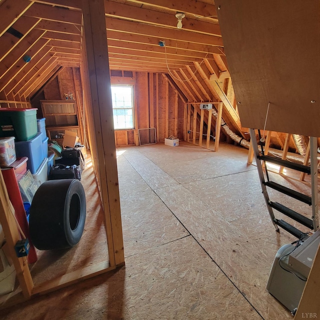 509 Meadowbrook Ln, Rustburg, VA 24588 - view of unfinished attic