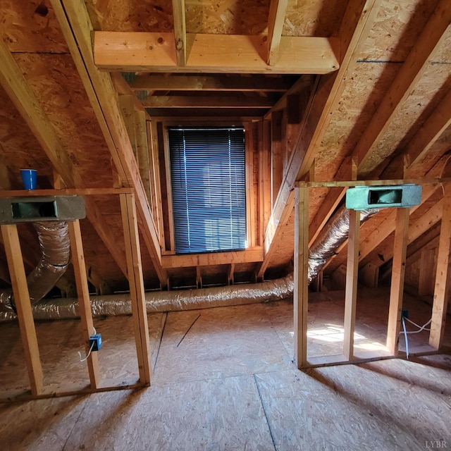 509 Meadowbrook Ln, Rustburg, VA 24588 - view of unfinished attic