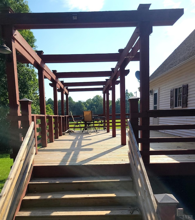 509 Meadowbrook Ln, Rustburg, VA 24588 - view of wooden deck