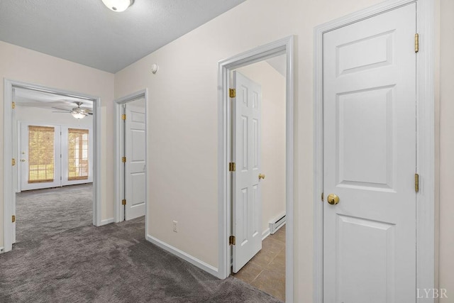 1036 Middle View Dr, Forest, VA 24551 - hall featuring carpet flooring and baseboard heating