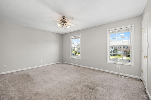 1036 Middle View Dr, Forest, VA 24551 - carpeted spare room featuring ceiling fan and baseboards