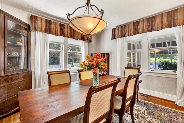 519 Belvedere St, Lynchburg, VA 24503 - dining area with wood finished floors and plenty of natural light