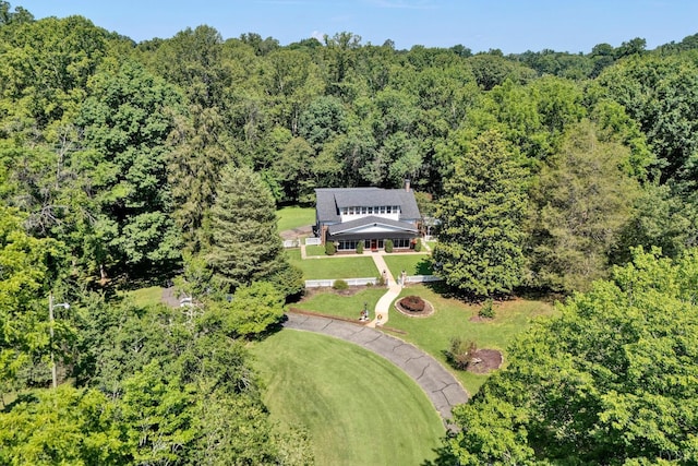 519 Belvedere St, Lynchburg, VA 24503 - view from above of property featuring a heavily wooded area