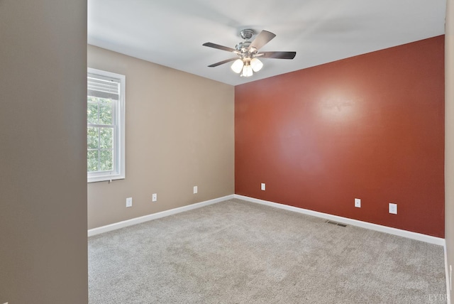 202 Bonterra Pl, Lynchburg, VA 24501 - empty room with a ceiling fan and carpet floors