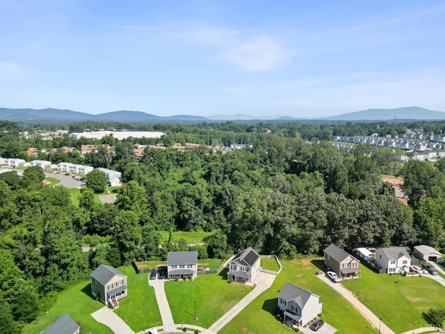 202 Bonterra Pl, Lynchburg, VA 24501 - aerial perspective of suburban area with mountains