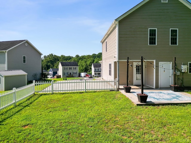 202 Bonterra Pl, Lynchburg, VA 24501 - back of property featuring a patio area and a fenced backyard