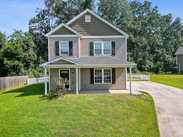 202 Bonterra Pl, Lynchburg, VA 24501 - traditional-style house featuring driveway and a porch