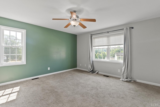 202 Bonterra Pl, Lynchburg, VA 24501 - unfurnished room with a ceiling fan and carpet flooring