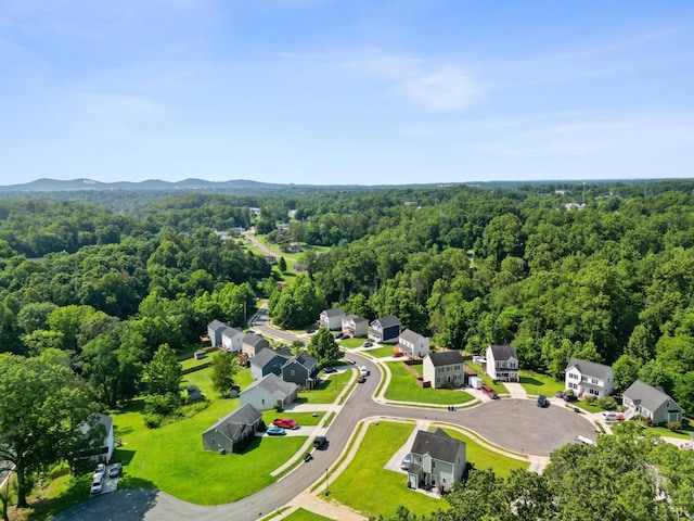 202 Bonterra Pl, Lynchburg, VA 24501 - aerial perspective of suburban area featuring a forest