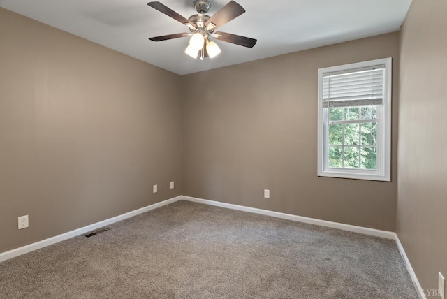 202 Bonterra Pl, Lynchburg, VA 24501 - carpeted empty room with baseboards and a ceiling fan