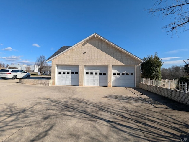 4059 Lowry Rd, Goode, VA 24570 - view of side of home featuring brick siding and a garage