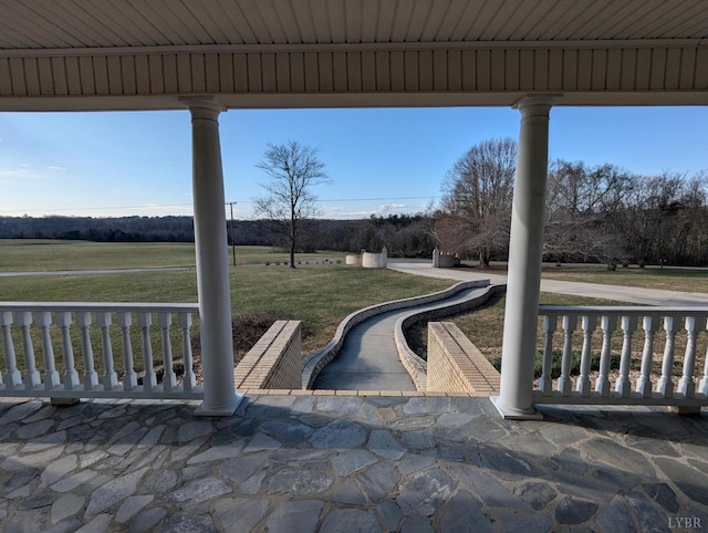 4059 Lowry Rd, Goode, VA 24570 - porch with a yard
