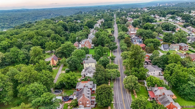 2212 Rivermont Ave, Lynchburg, VA 24503 - aerial view at dusk of a residential view and a forest view
