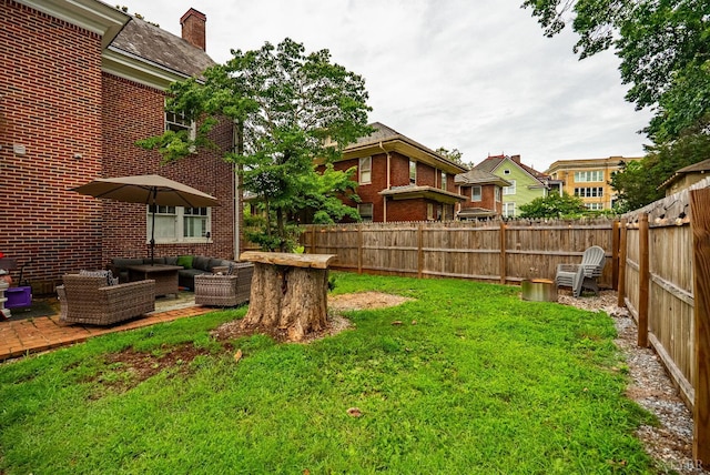 2212 Rivermont Ave, Lynchburg, VA 24503 - fenced backyard with outdoor lounge area