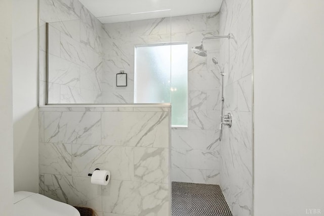 2212 Rivermont Ave, Lynchburg, VA 24503 - bathroom with a marble finish shower and toilet