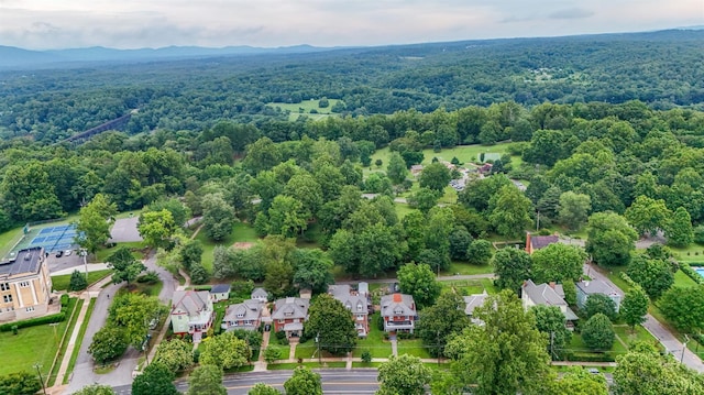 2212 Rivermont Ave, Lynchburg, VA 24503 - drone / aerial view of a heavily wooded area and mountains