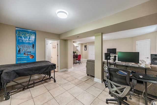 102 Stirling Ct, Forest, VA 24551 - office space with light tile patterned flooring and baseboards