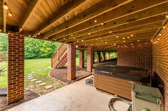 102 Stirling Ct, Forest, VA 24551 - view of patio with stairs