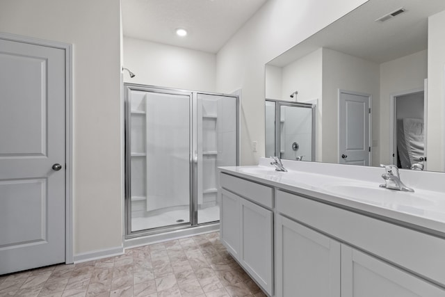 305 Eclipse Ln, Knoxville, TN 37924 - full bathroom with a shower stall and double vanity