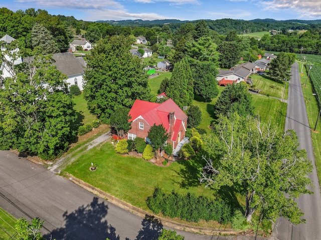 3004 Vine St, White Pine, TN 37890 - aerial view of residential area featuring a heavily wooded area