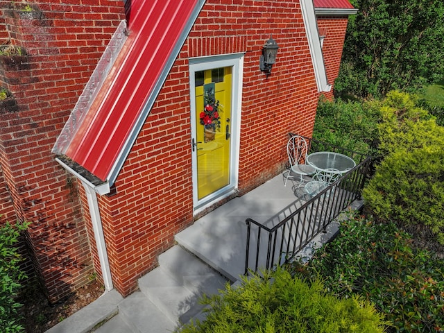 3004 Vine St, White Pine, TN 37890 - view of exterior entry featuring brick siding