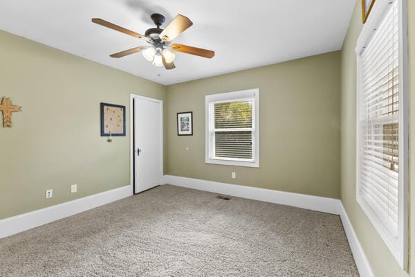1211 W 6th N St, Morristown, TN 37814 - unfurnished bedroom featuring carpet floors and ceiling fan