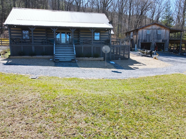 view of outbuilding