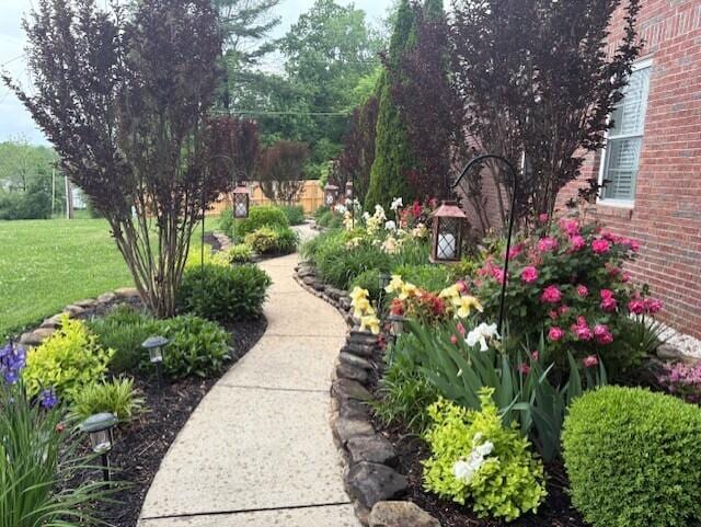 2657 Lakemoore Dr, Morristown, TN 37814 - view of property's community with a lawn