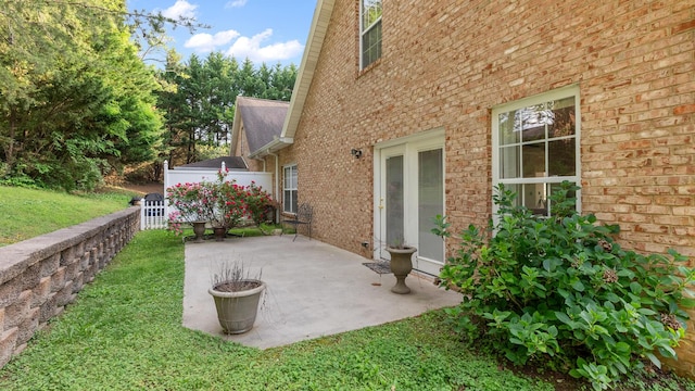exterior space featuring a patio