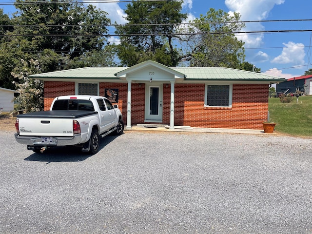 view of front of home