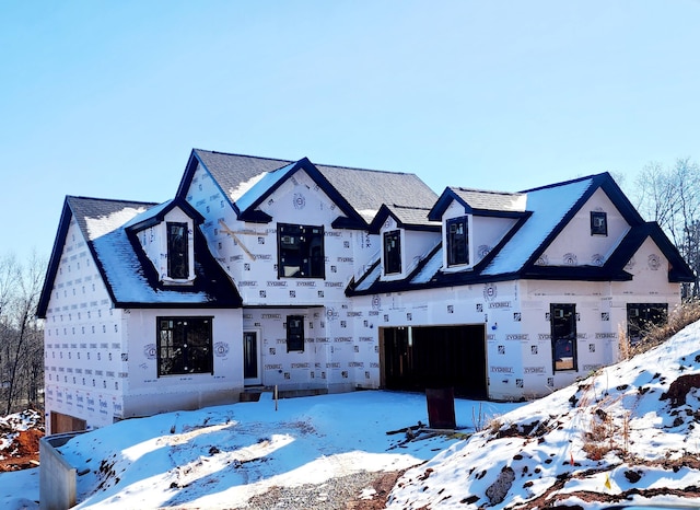 property under construction featuring a garage