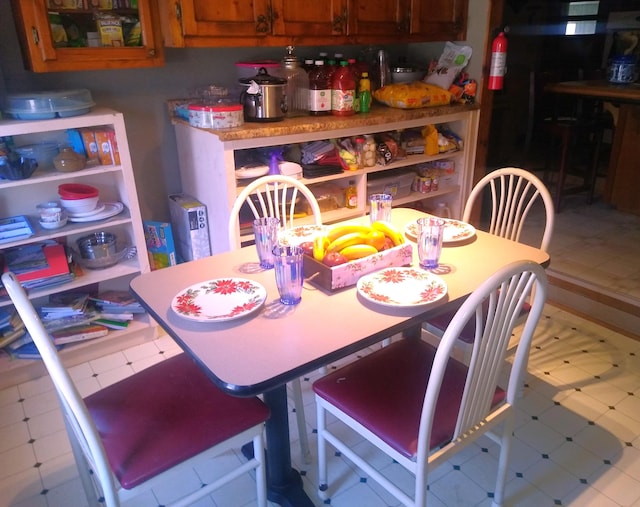 view of dining area