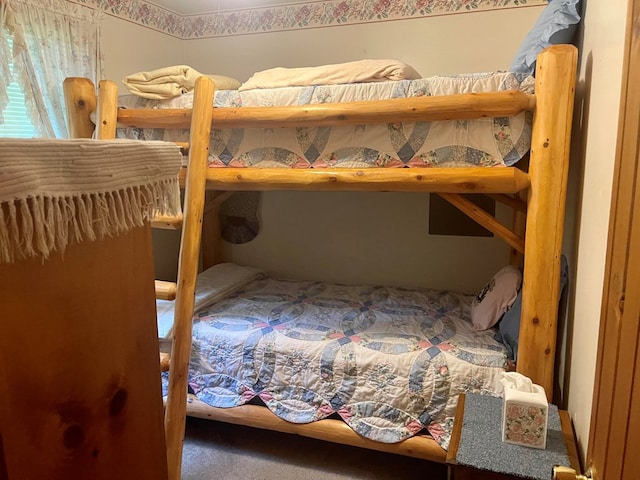 bedroom featuring carpet flooring